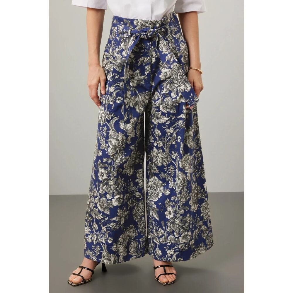 Adam Lippes x RTR Floral Cropped Trousers - Picture 2 of 2